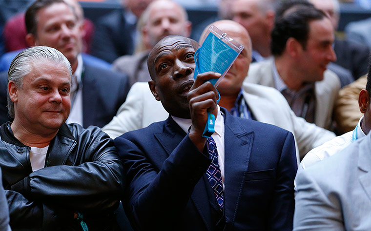 Tom Jenkins Boxing: Frank Bruno who was the last Briton to fight at Wembley watches the fights