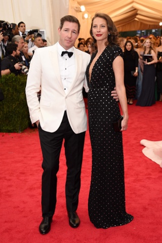Actor Edward Burns and model Christy Turlington