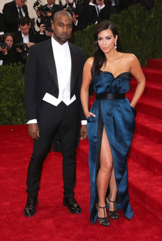 Kim Kardashian and Kanye West