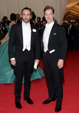 Tom Ford and Benedict Cumberbatch