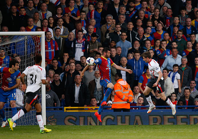 palace v liverpool: Joe Allen scores