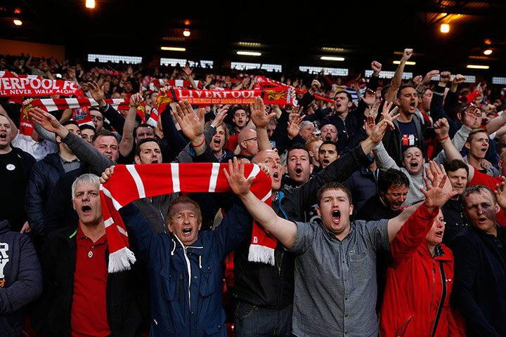 Palace versus Liverpool: Liverpool fans