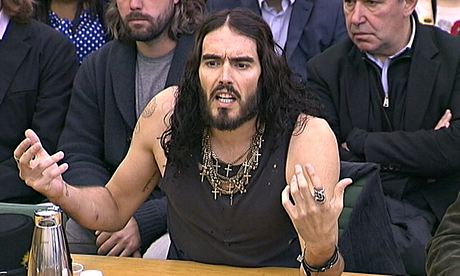 Russell Brand at the House of Commons