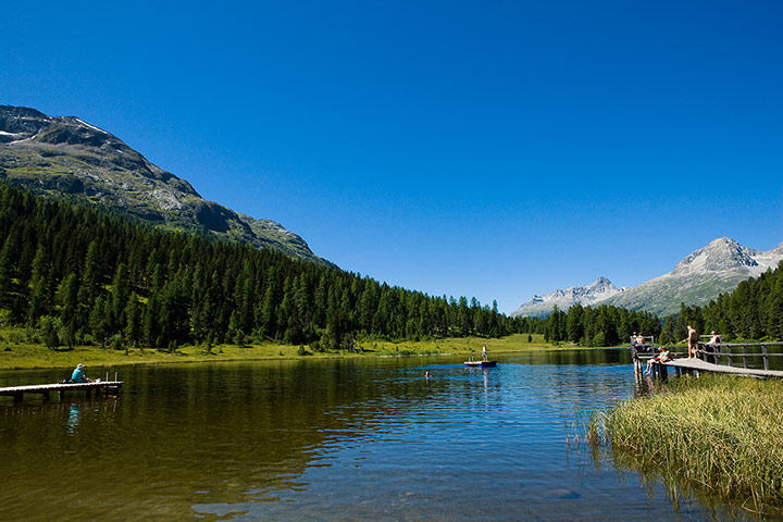 Swiss TB gallery: Swiss TB: St. Moritz: Baden am Lej da Staz