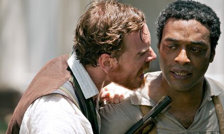 Michael Fassbender and Chiwetel Ejiofor in 12 Years a Slave