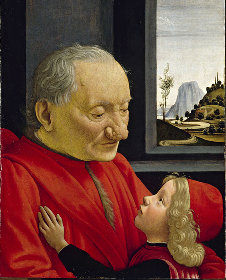 An Old Man and his Grandson by Domenico Ghirlandaio
