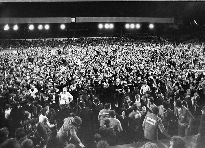 memory lane: Crystal Palace fans celebrate