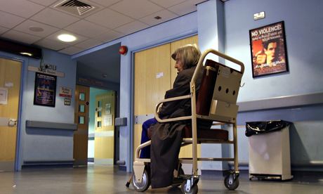 old person in hospital