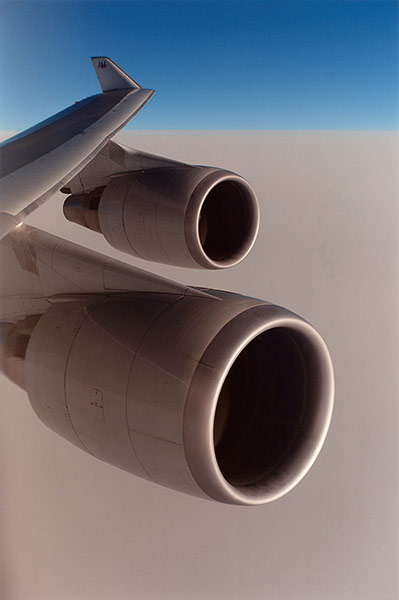 Wolfgang Tillmans: concorde jet engines viewed through plane window