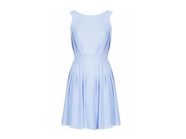 50 best summer dresses: Best summer dresses - sky blue pleated mini dress by Topshop