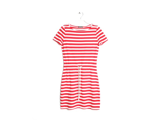 50 best summer dresses: Best summer dresses - red white stripe jersey mini dress by Mango