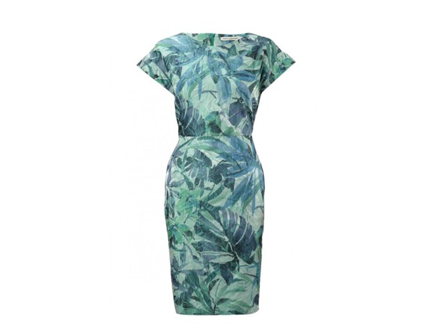50 best summer dresses: Best summer dresses - green watercolour shift  by Nathalie Vieeschouwer