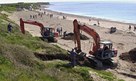 Irish police search for the remains of the IRA victim, Jean McConville