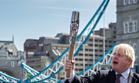 London Mayor Boris Johnson welcomes Queen's Baton Relay