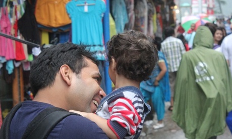 An epitome of beautiful relationship that is, of a father and a son.