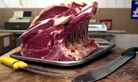 A rib of beef