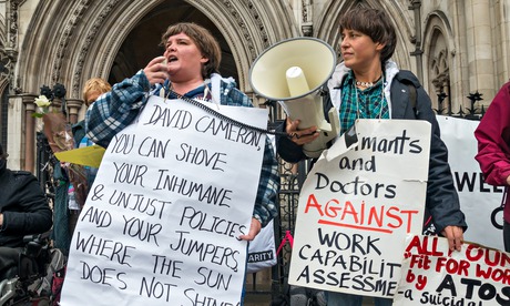 A demonstration against Atos and the work capability assessment