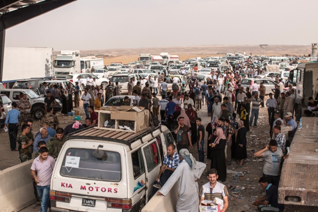 Thousands of people are believed to have fled Mosul – many to nearby Iraqi Kurdistan where temporary camps have been set up