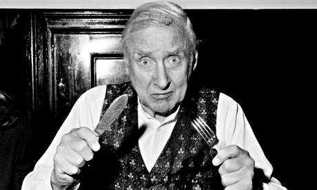 Spike Milligan eats