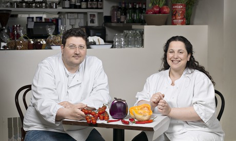 Sarit Packer and Itamar Srulovich, owners of Honey & Co. 