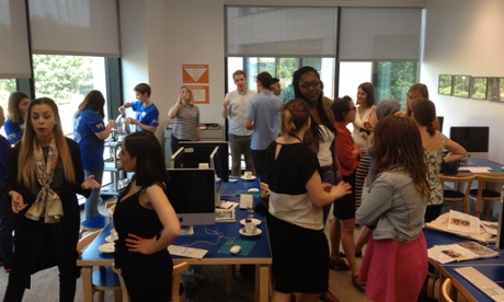 A cup of tea and a chat to finish off the day 