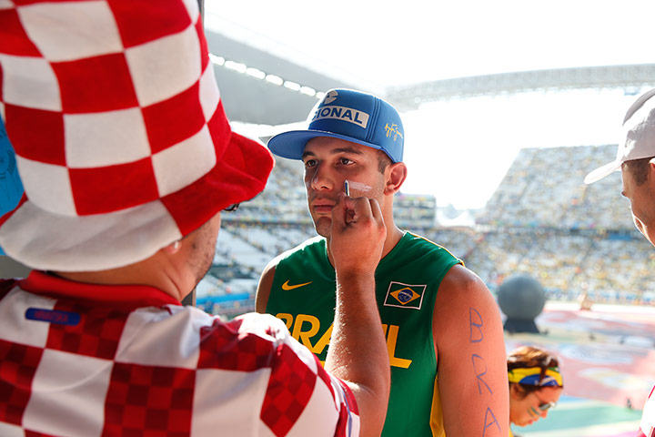 football: Brazil v Croatia