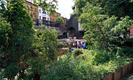 Working by the canal