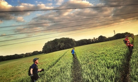 'Any which way! Glorious summers evening outing.'