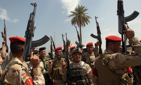 Iraqi army in Baghdad Isis