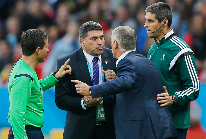 goal-line technology: France v Honduras - FIFA World Cup Brazil 2014 - Group E