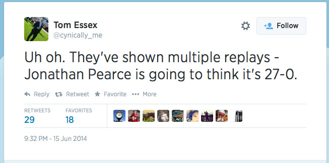 goal-line technology: tweet