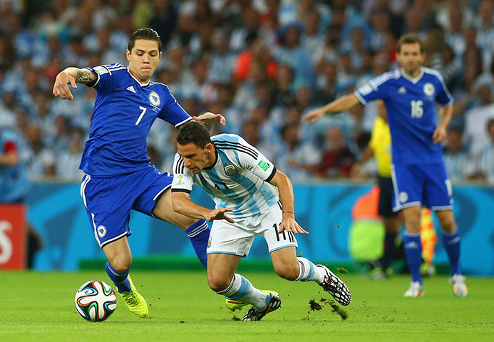 Argentina v Bosnia: Argentina v Bosnia-Herzegovina: Group F - 2014 FIFA World Cup Brazil