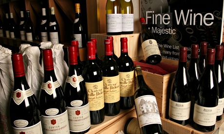 Fine wines at Majestic.