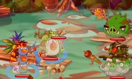Angry Birds Epic switches bird-flinging for roleplaying game (RPG) action.