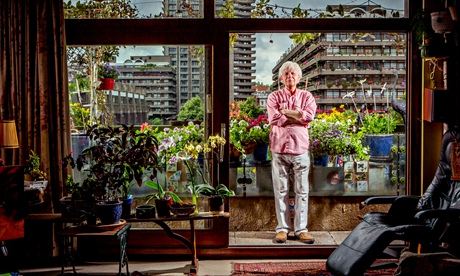 William Howard with his Barbican garden