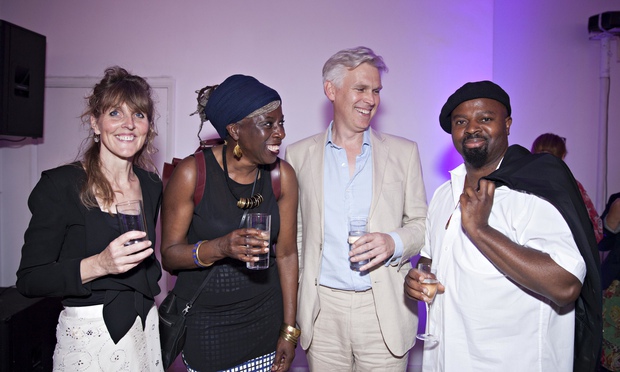 Alison Tickell, Baroness Lola Young, Ruaridh Nicoll and Ben Okri with guests