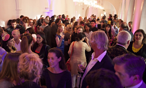 Observer Ethical Awards 2014 end of ceremony guests celebrating