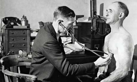 1948. Doctor-patient consultation