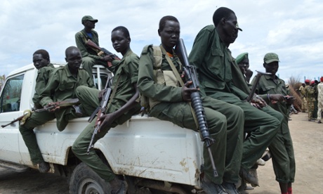 South Sudan Democratic Army (SSDA) Cobra faction soldiers. The young country saw the biggest decline in peace of any nation this year.