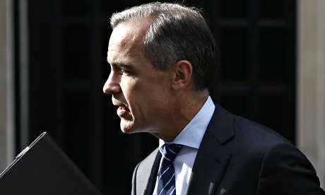 Mark Carney leaves 10 Downing Street after a meeting with Li Keqiang and David Cameron.