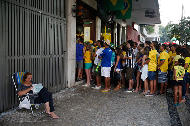 Brazil: Watching a Brazil match in Rio
