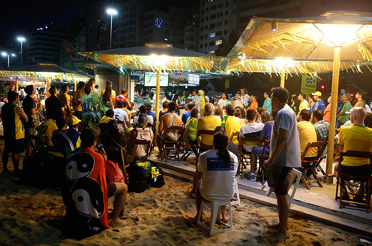 Brazil: Watching a Brazil match in Rio