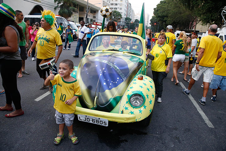 sport: Watching a Brazil match in Rio