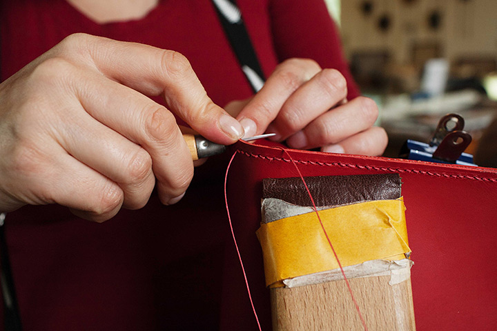 How to make a leather bag: Pembrokeshire Leatherwork Workshop