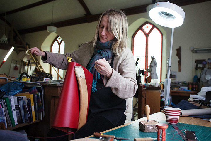 How to make a leather bag: Pembrokeshire Leatherwork Workshop