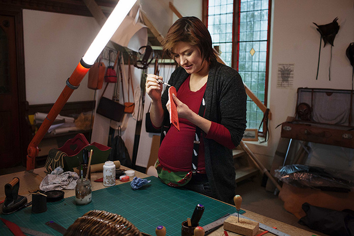 How to make a leather bag: Pembrokeshire Leatherwork Workshop