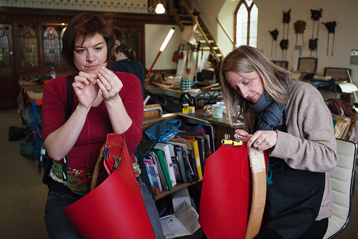 How to make a leather bag: Pembrokeshire Leatherwork Workshop