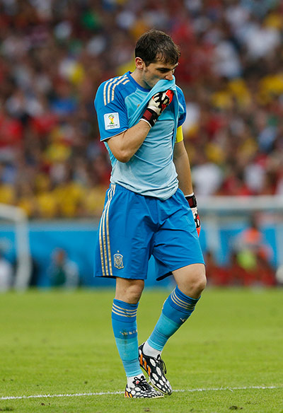 spain v chile : Iker Casillas