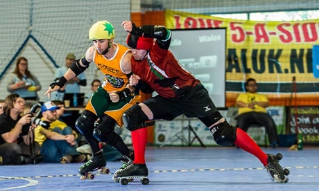 Men's roller derby is growing in popularity across the world.