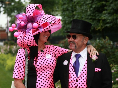 Racegoers dressed up for day three of Royal Ascot.